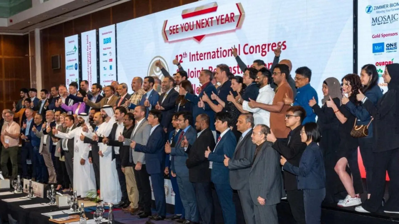 Faculty photograph from the 12th International Congress for Joint Reconstruction in the Middle East